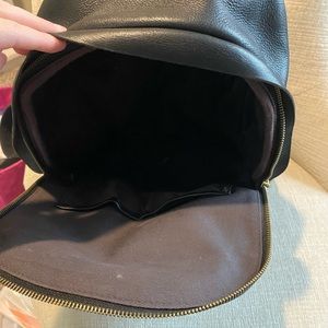 Madewell Black Leather Backpack